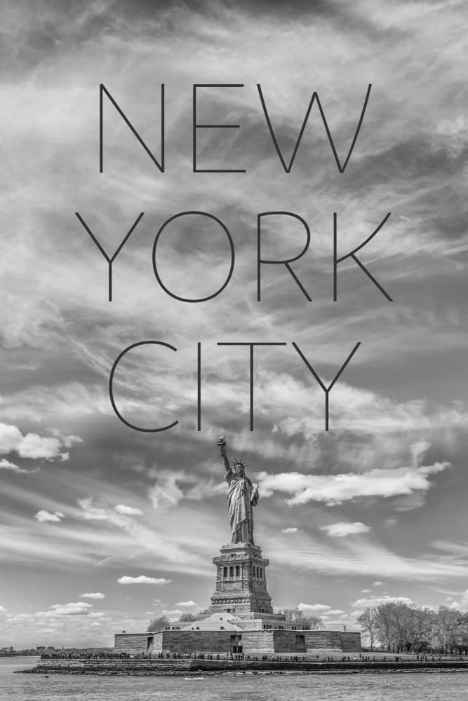 Majestic New York Liberty by Melanie Viola — canvas wall art