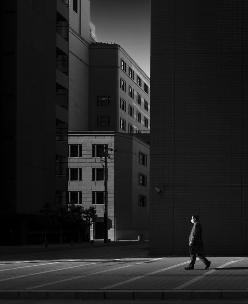 City Street Solitude by Yasuhiro Takachi — canvas wall art