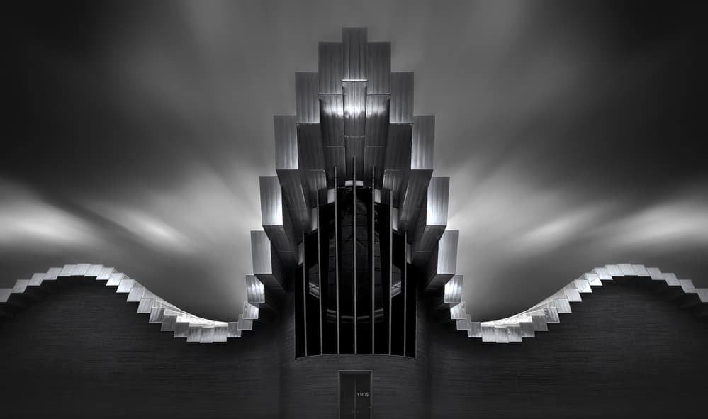 Modern Geometric Symmetry by Jesús M. García — canvas wall art