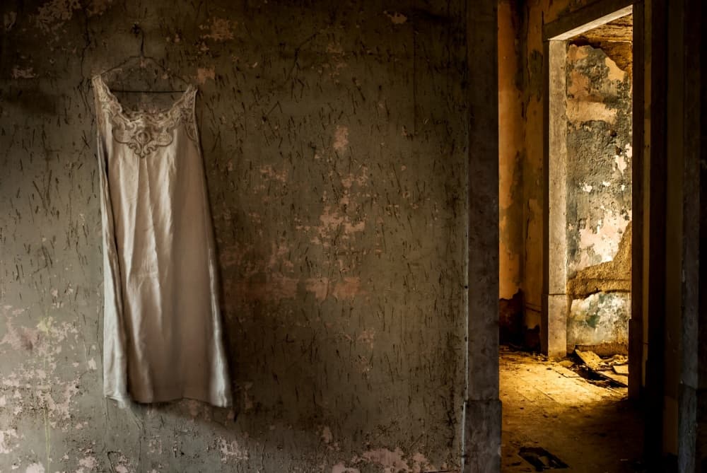 Abandoned Slip Dress by Milena Seita — canvas wall art