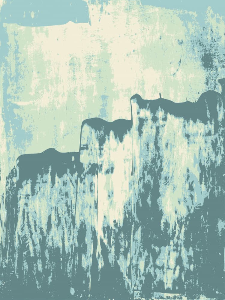 Serene Abstract Landscape by Annick — canvas wall art