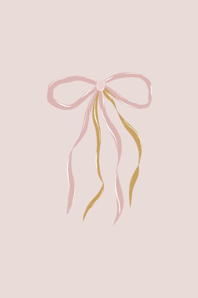 Blush Pink Bow