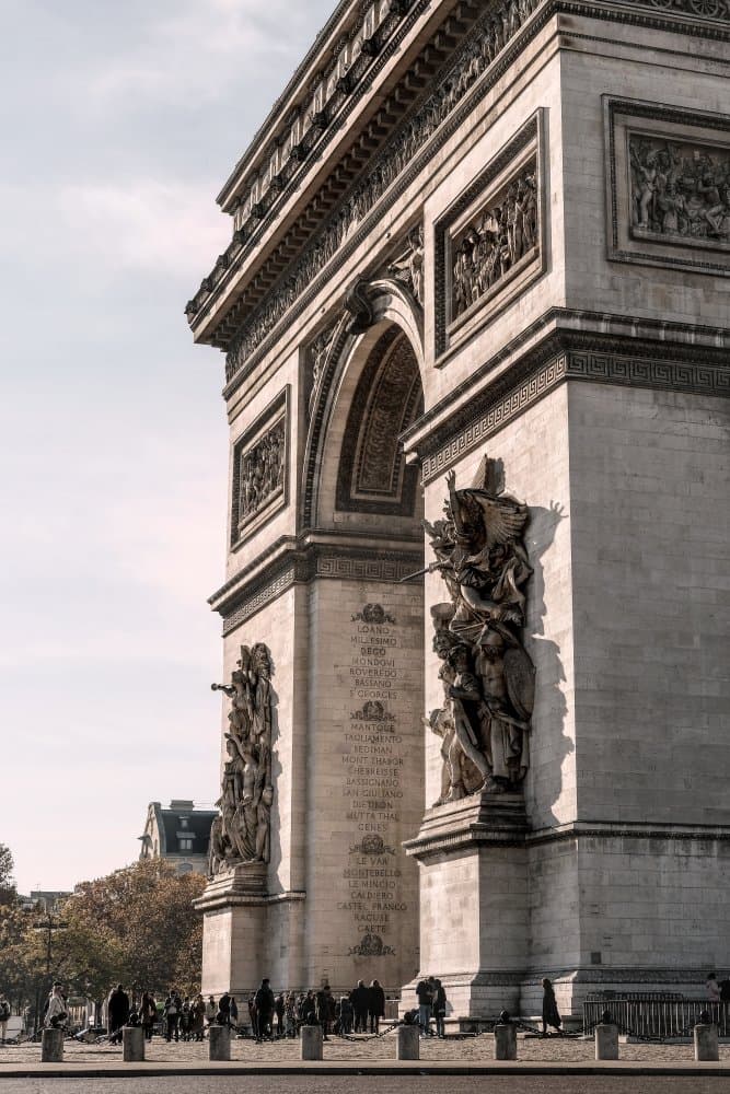 Arc de Triomphe Paris by Pictufy Studio III — canvas wall art