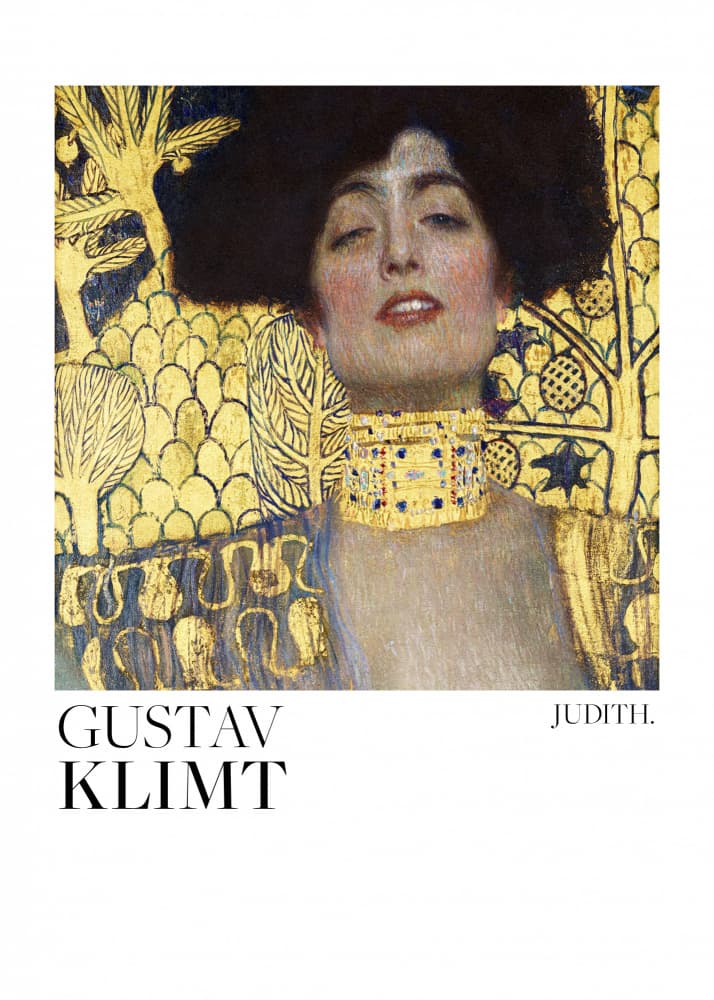 Judith and the Head of Holofernes (1901) Poster 2 by Gustav Klimt — canvas wall art
