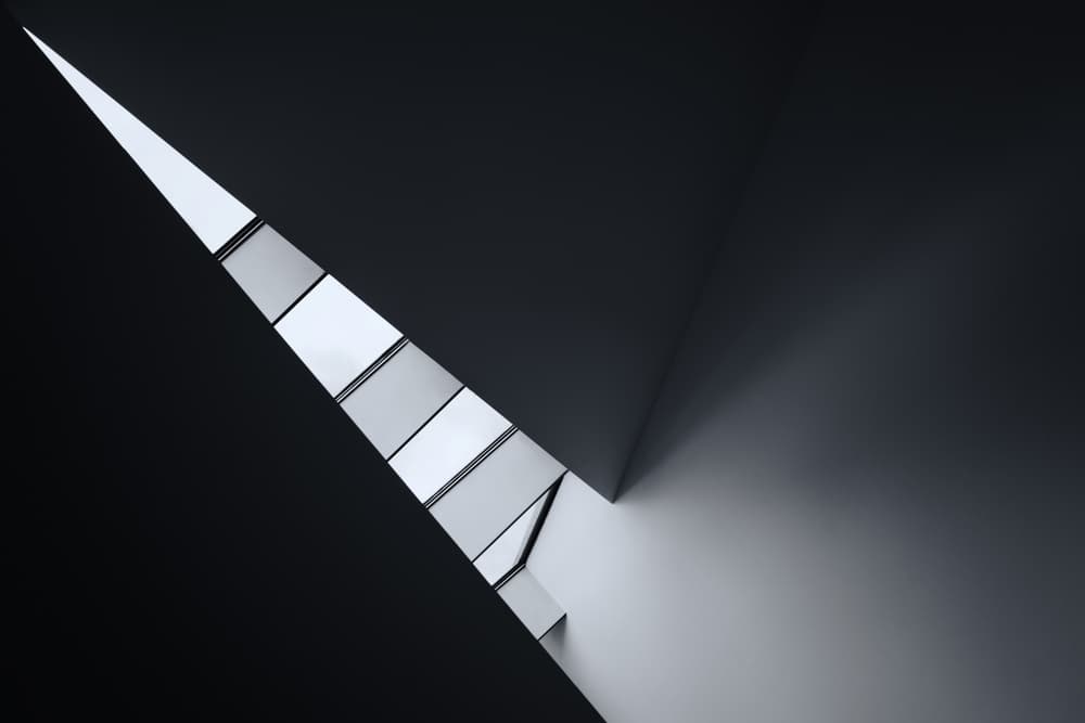Geometric Light Play by Jeroen van de Wiel — canvas wall art