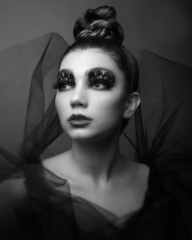 Surreal Fashion Portrait by Shizuo Shiki — canvas wall art