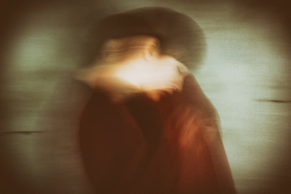 Mysterious Figure Golden Glow by Daisuke Kiyota — canvas wall art