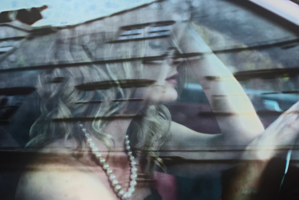 Elegant Woman Reflection by Colin Dixon — canvas wall art