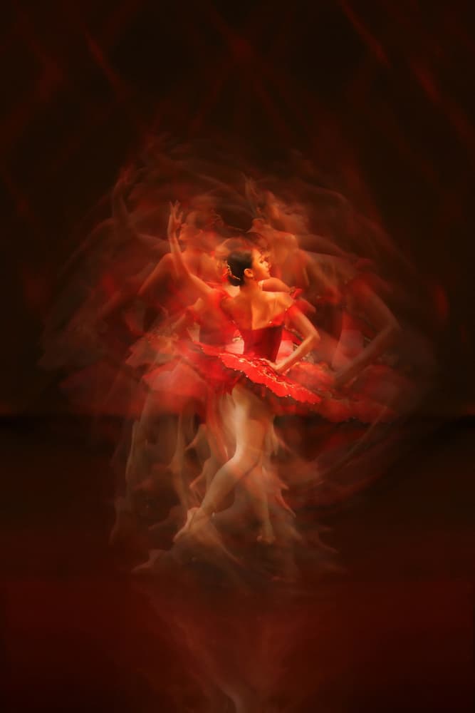 Passionate Red Ballerina by Ajar Setiadi — canvas wall art