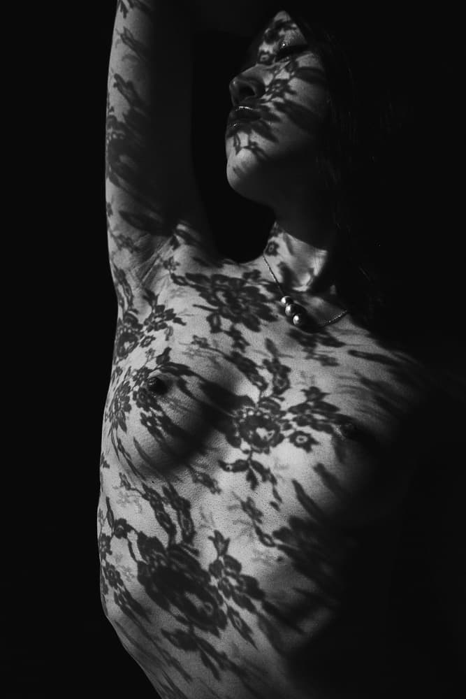 Sensual Lace Shadows by Naoya Nakagawa — canvas wall art