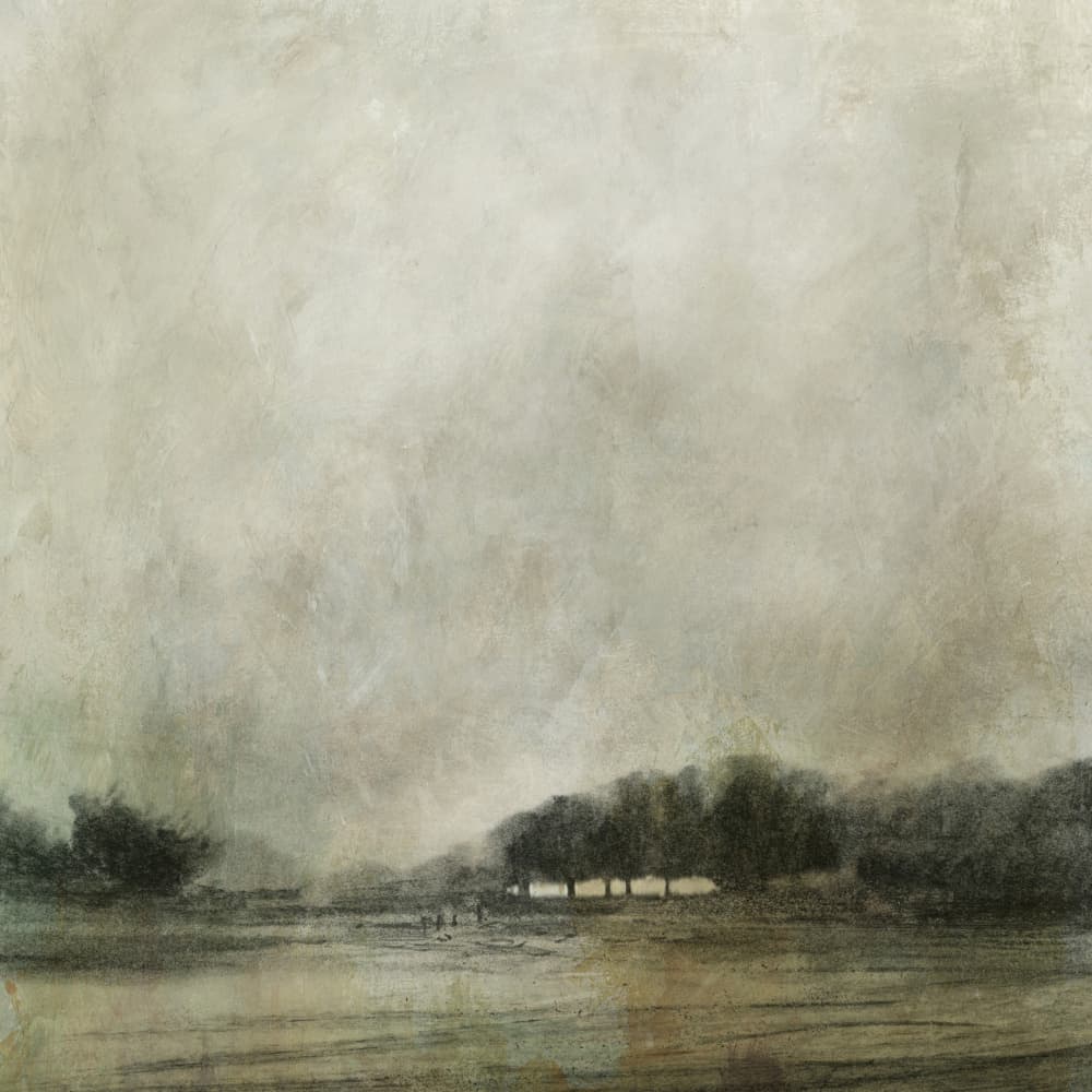 Through the Trees by Dan Hobday — canvas wall art