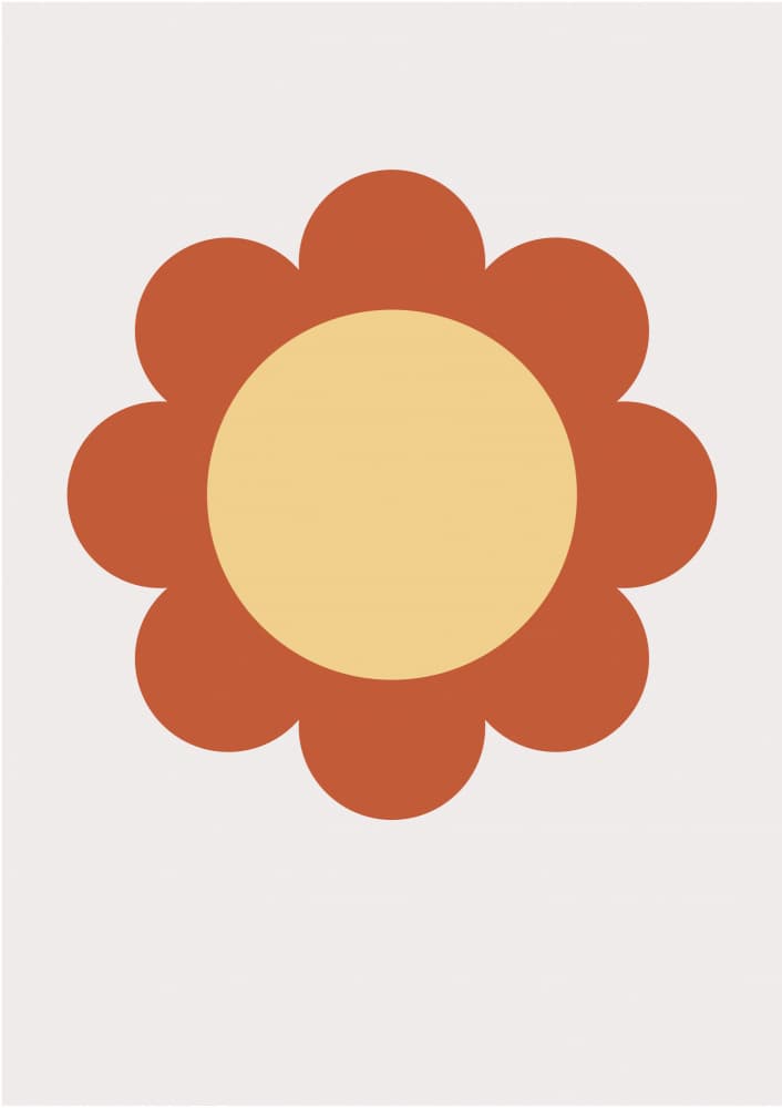 Happy Pop Flower by FINE FINE STUFF — canvas wall art