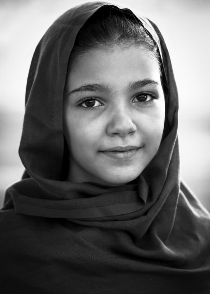 Serene Young Girl by Hazem Swidan — canvas wall art