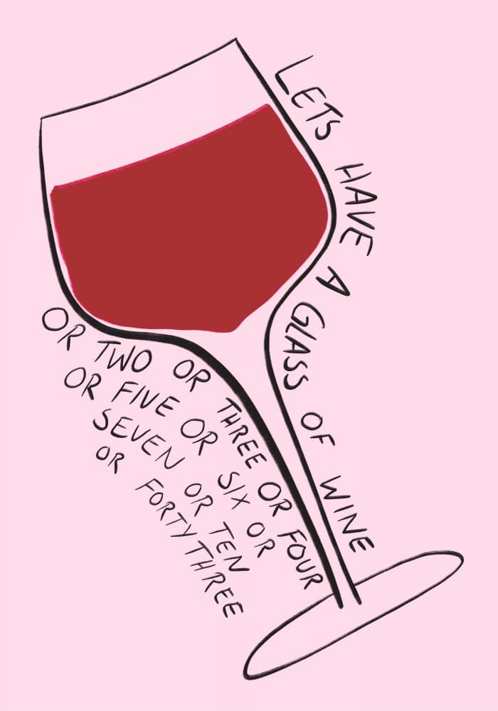 Wine x 43 by Athene Fritsch — canvas wall art