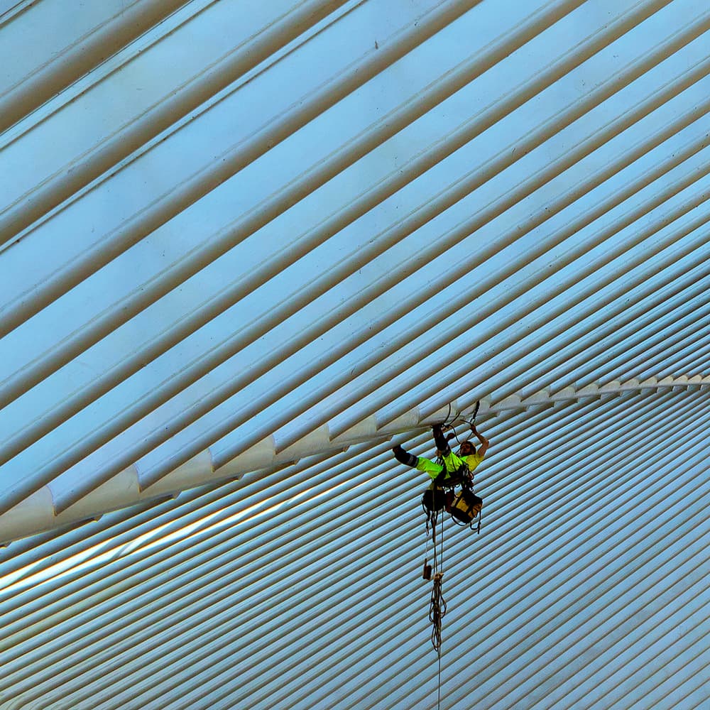 High Architecture Worker by Massimo Della Latta — canvas wall art