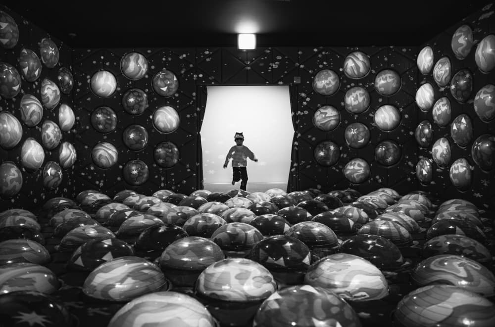 Cosmic Play Room by Bong Goo Kang — canvas wall art