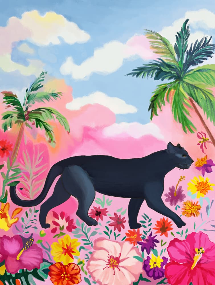 Pink Paradise Panther