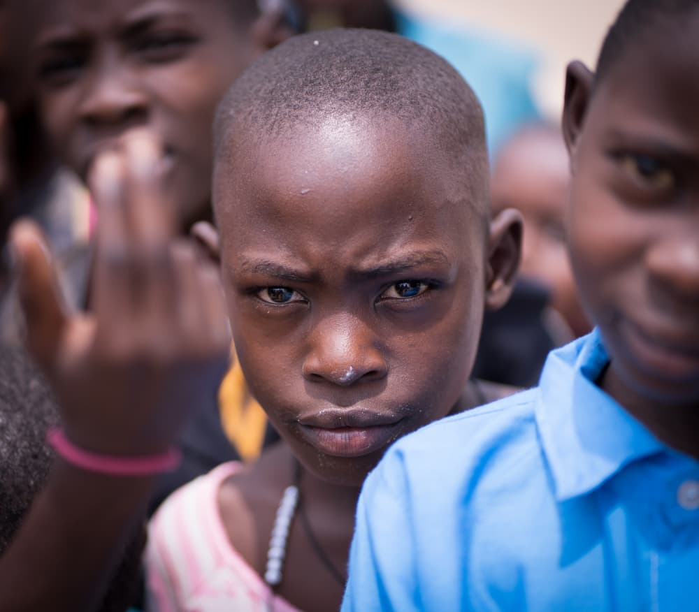 Intense African Boy by Prof. Stefan Krauter — canvas wall art