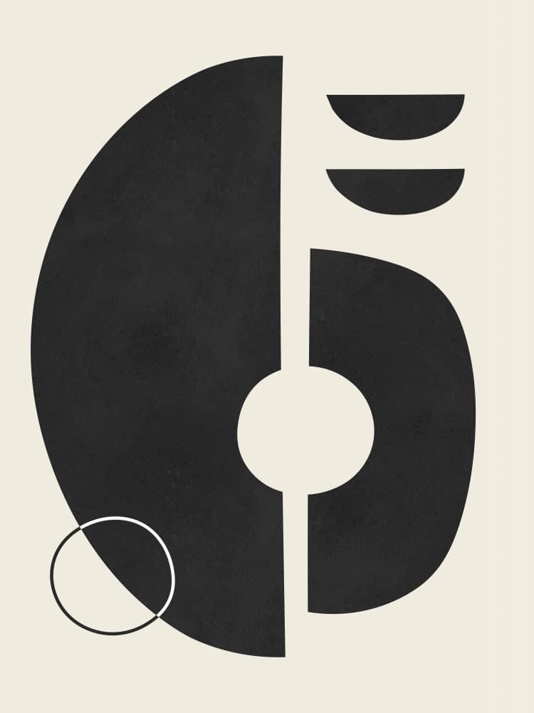 Organic Geometric Shapes by Vitor Costa — canvas wall art