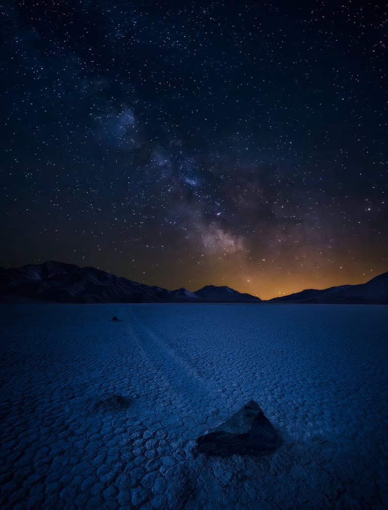 Milky Way Desert Night by Dani BS. — canvas wall art