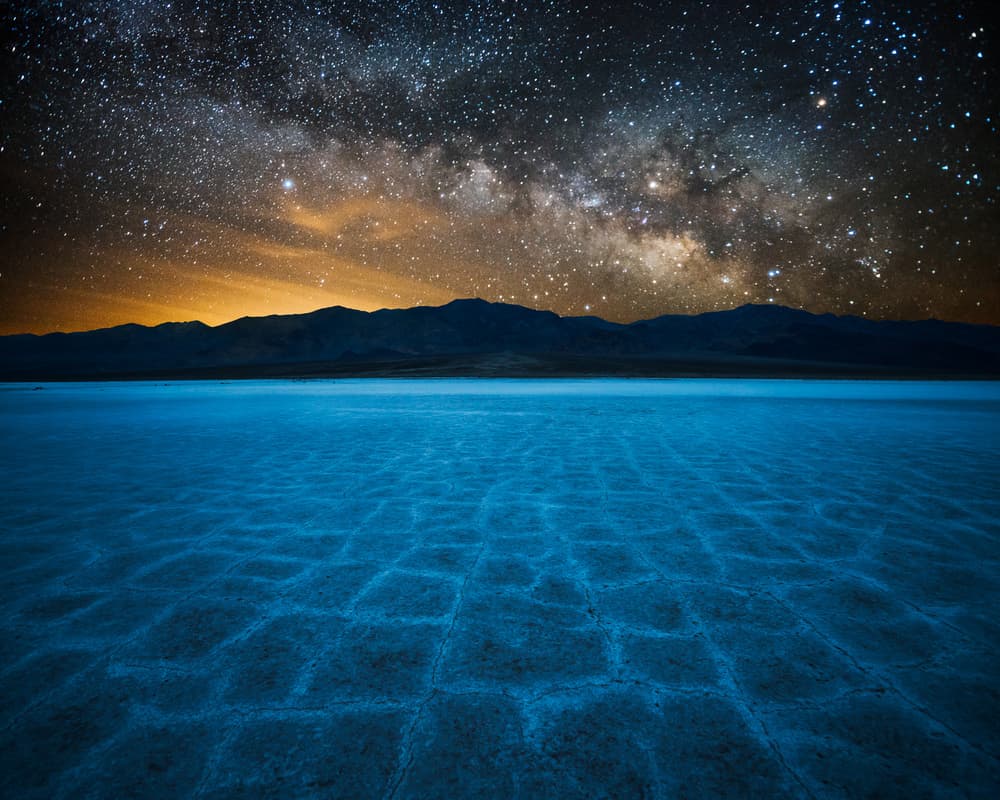 Milky Way Desert Night by John Fan — canvas wall art