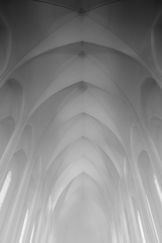 Soaring Gothic Arches by Lynn Grant — canvas wall art