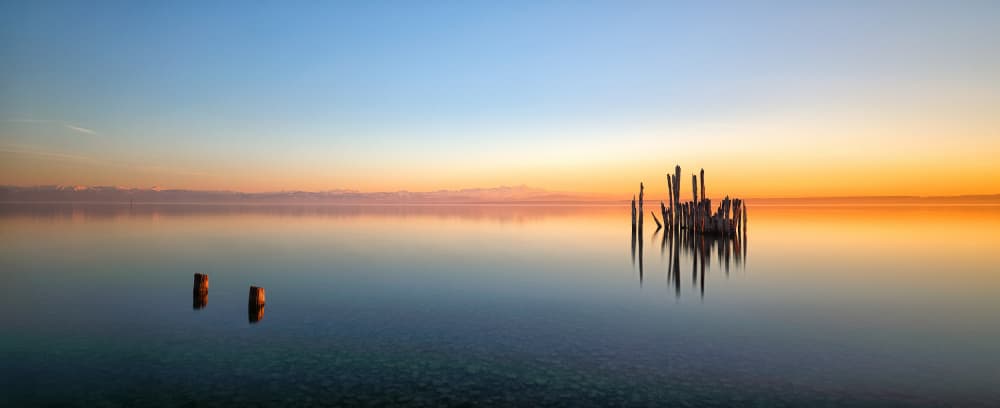 Calm Water Reflections by Judith Kuhn — canvas wall art