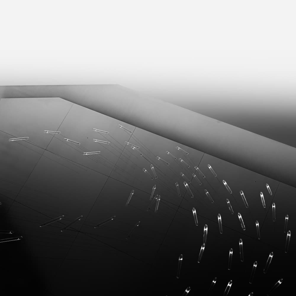 Abstract Light Installation by Greetje van Son — canvas wall art
