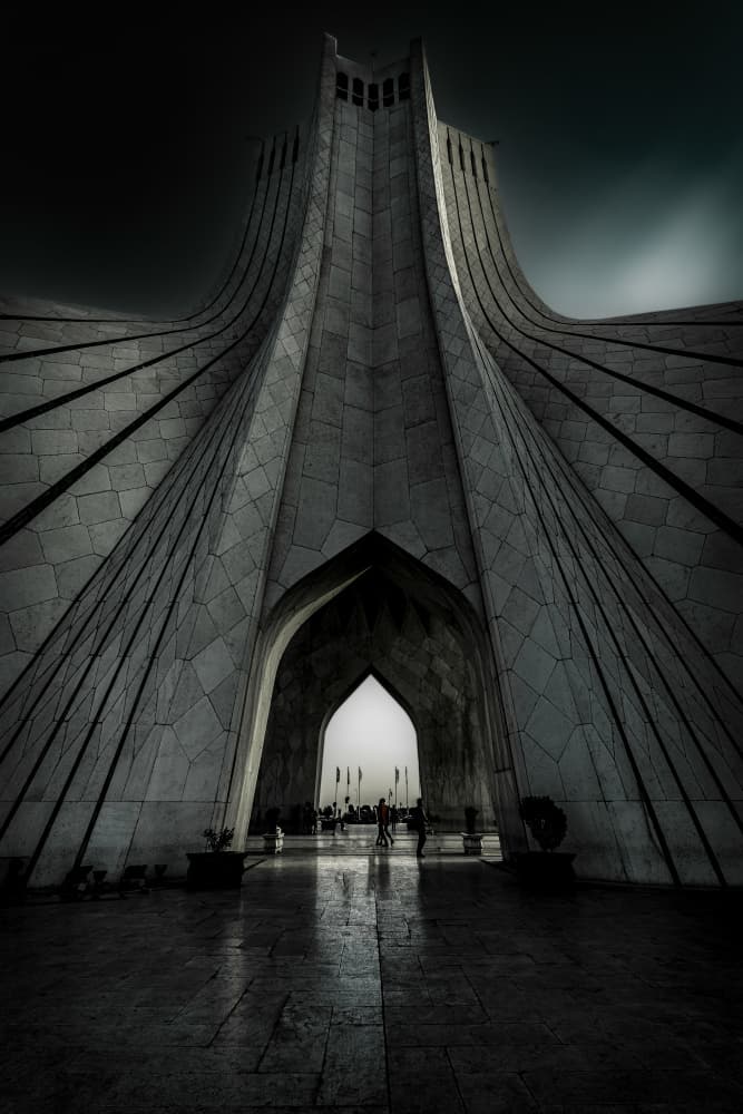 Monumental Archway Grandeur by Amir — canvas wall art