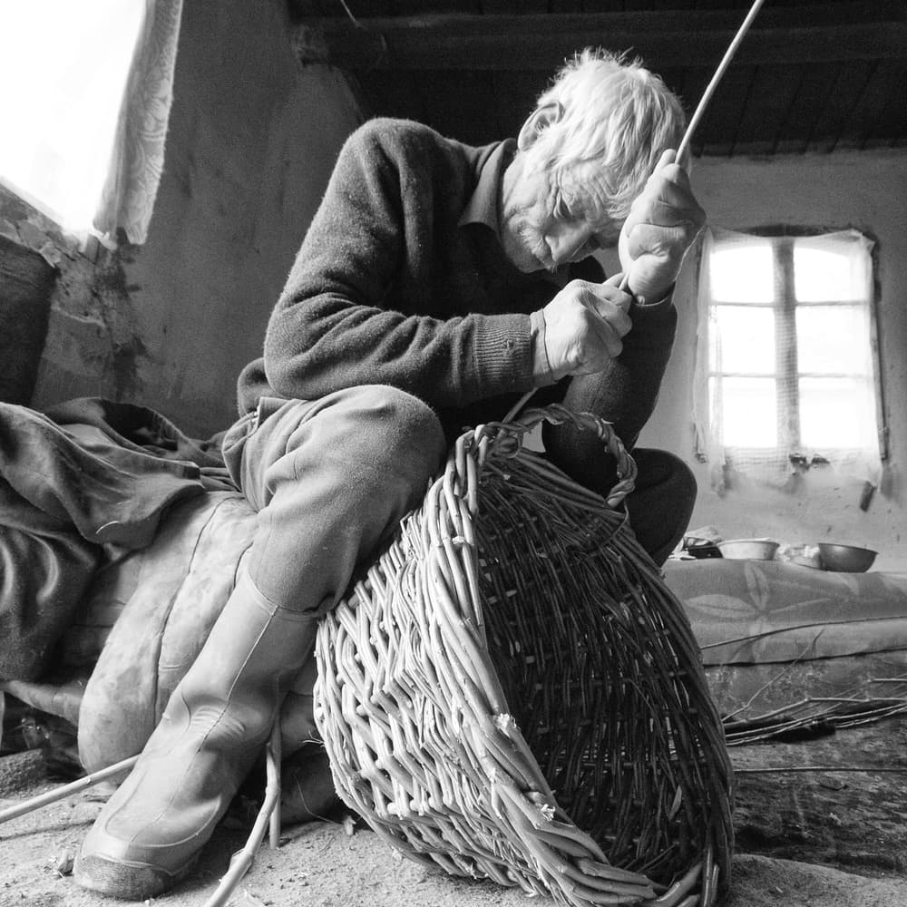 Rustic Basket Weaver by Zoran Toldi (EFIAP AZSF) — canvas wall art