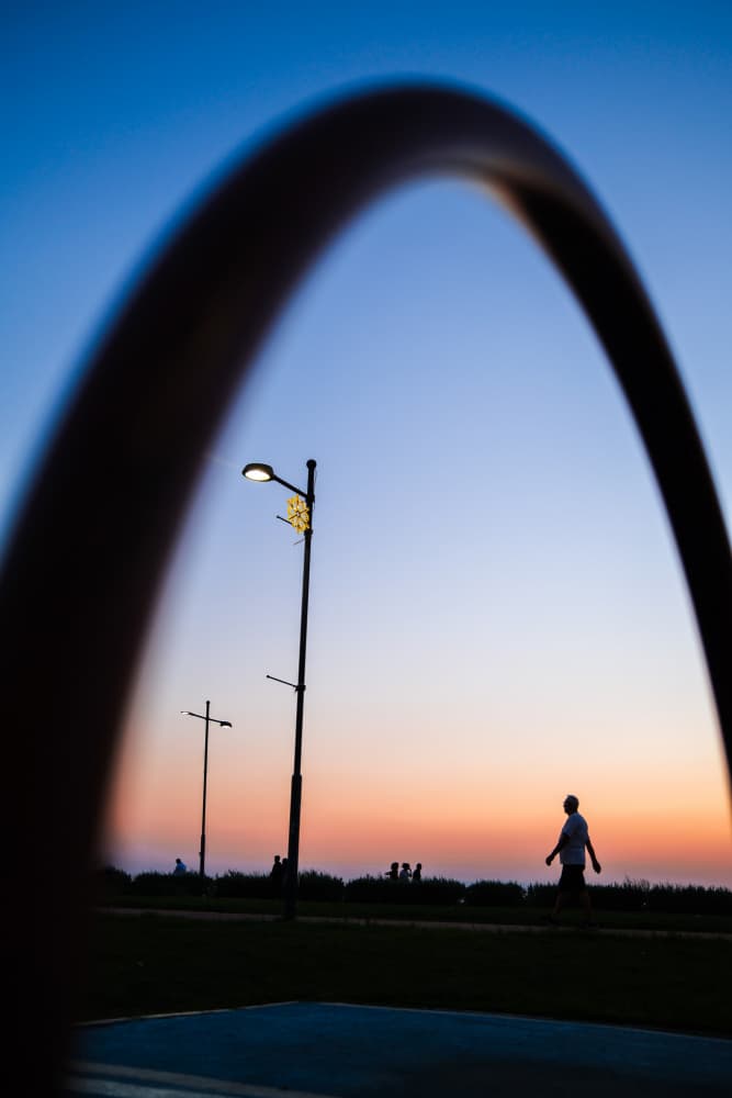 Twilight Archway Walk by Seray AK — canvas wall art