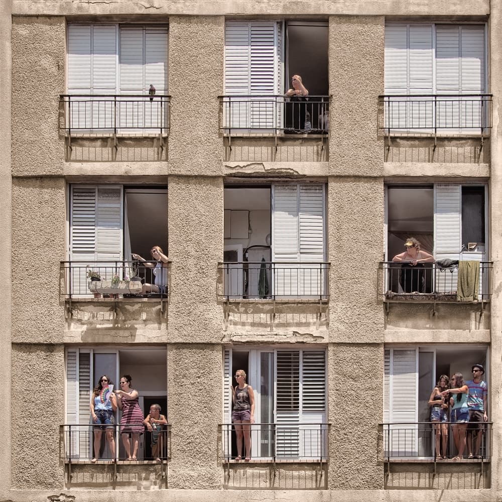 Apartment Life Views by Nadav Jonas — canvas wall art