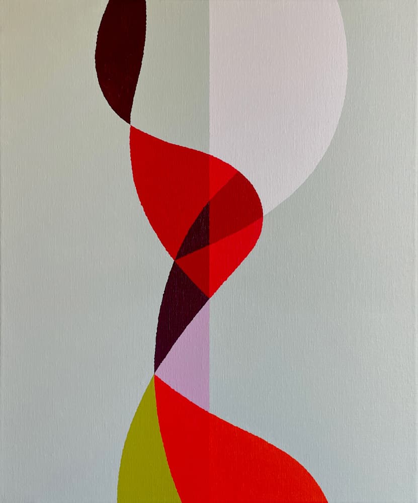 Flowing Abstract Shapes by Rafa Mateo — canvas wall art