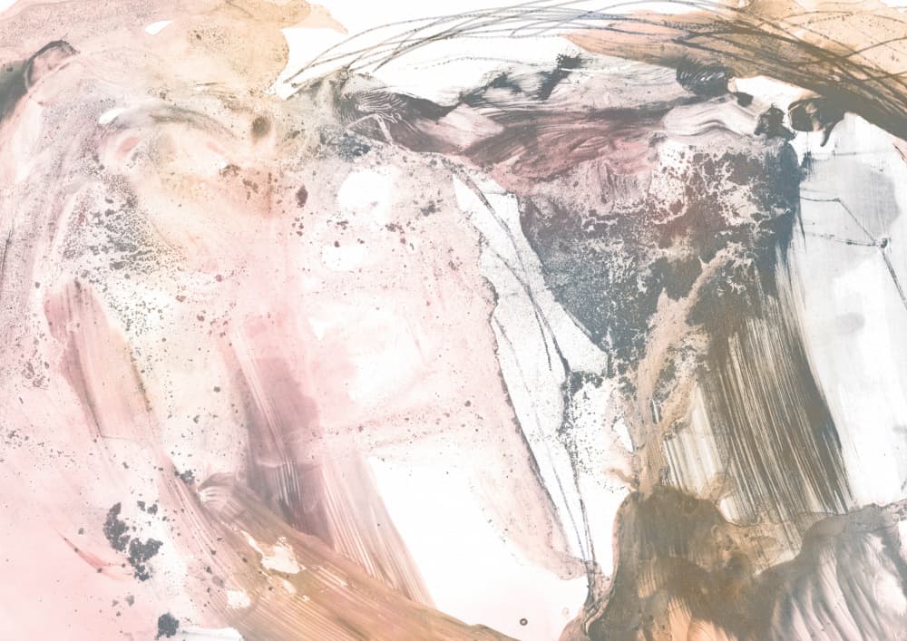 Blush Storm by Dan Hobday — canvas wall art