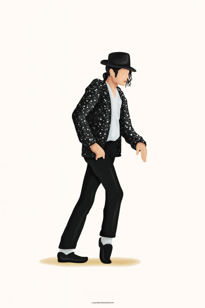 Dancer In Black Hat by Nour Tohme — canvas wall art
