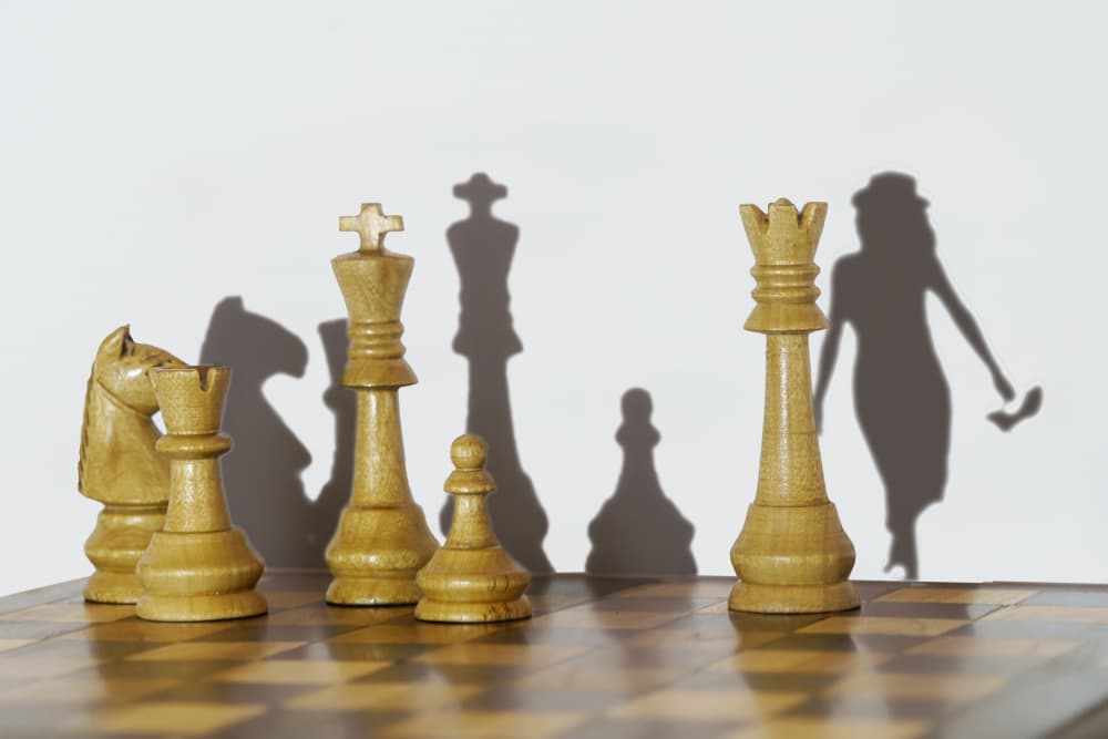 Strategic Queen Shadow by Florent Dirk Thies — canvas wall art