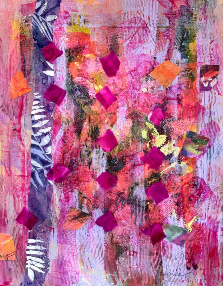 Petals and Patterns by Dorothy Fagan — canvas wall art
