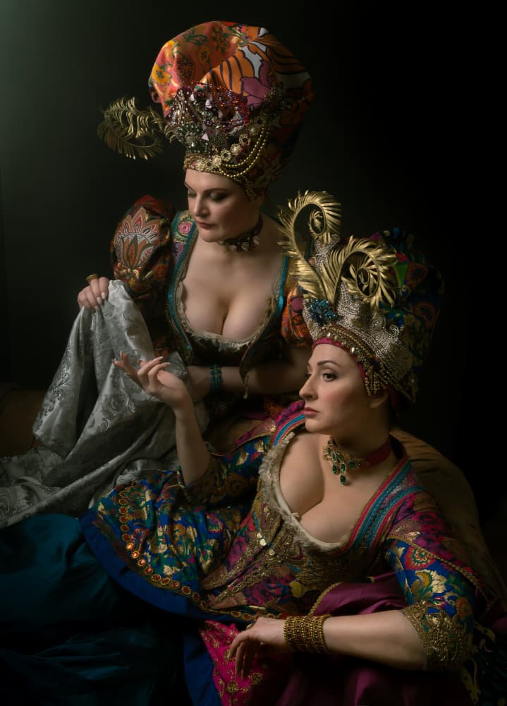 Baroque Fantasy Queens by Oles Paritskiy — canvas wall art