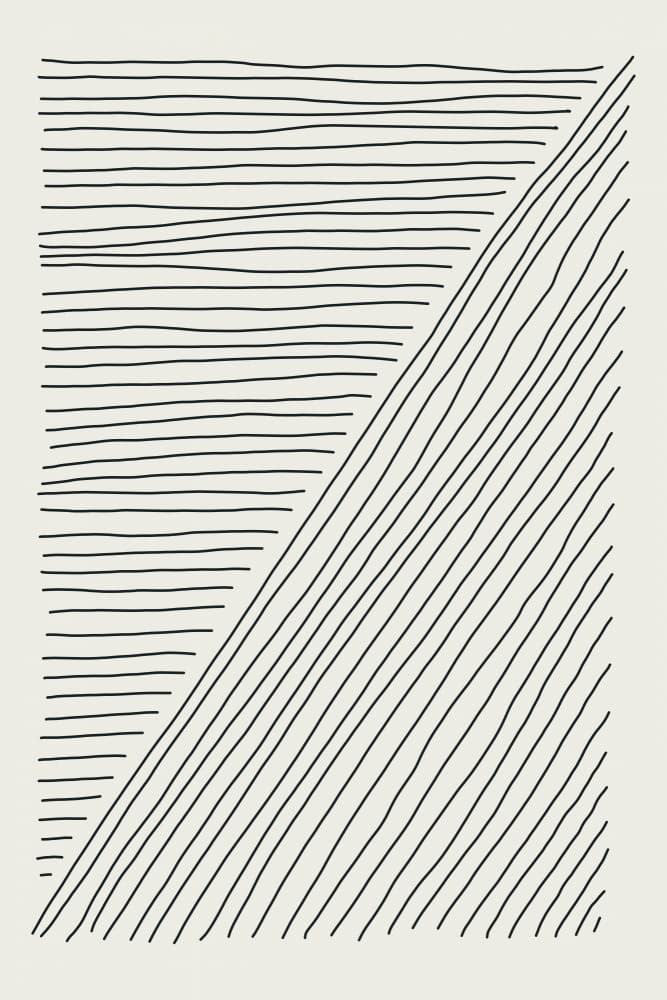 Abstract Diagonal Lines by jay stanley — canvas wall art