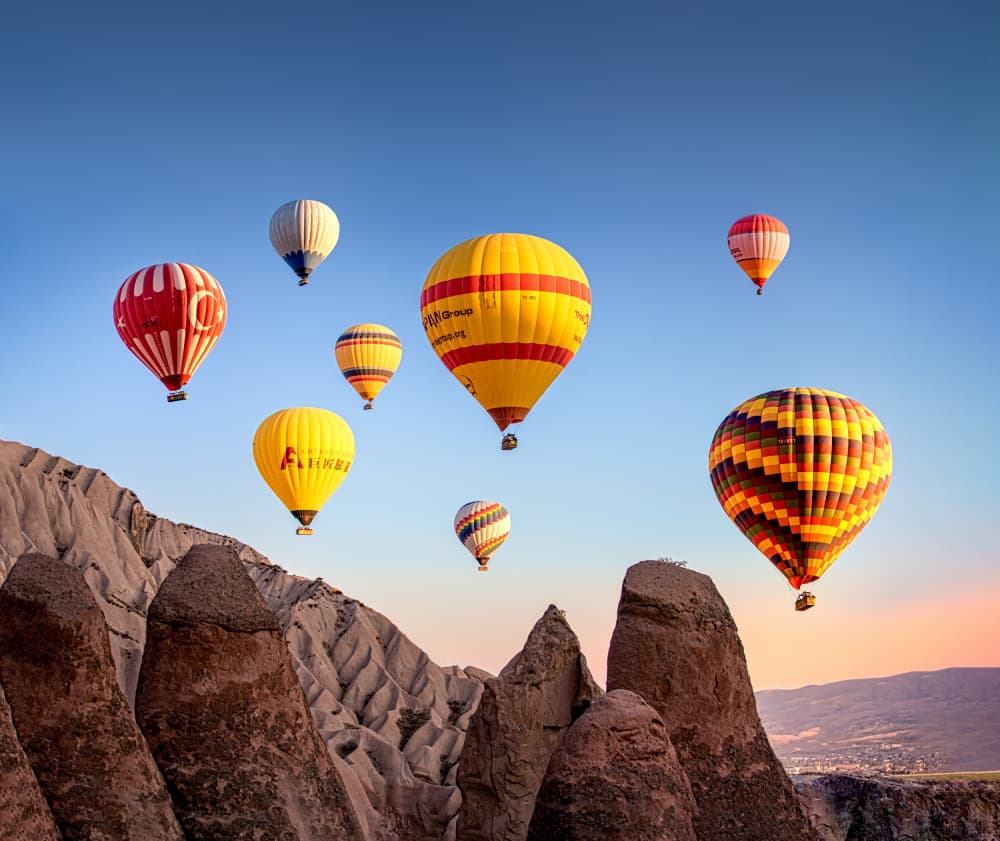 Cappadocia Hot Air Balloons by Sayyed Nayyer Reza — canvas wall art