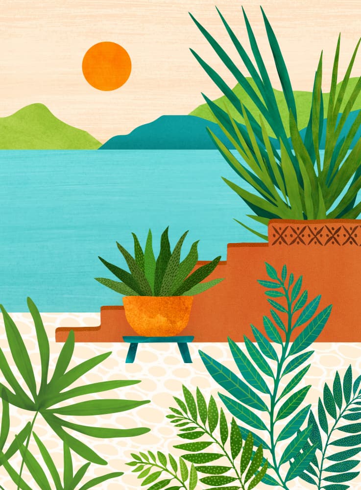 Bali Coast Sunset by Kristian Gallagher — canvas wall art
