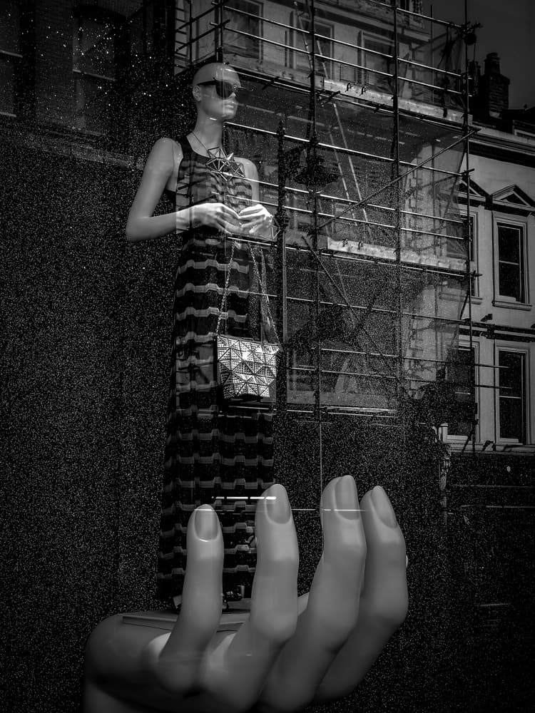 Mannequin Hand Reflection by Chris Hamilton — canvas wall art