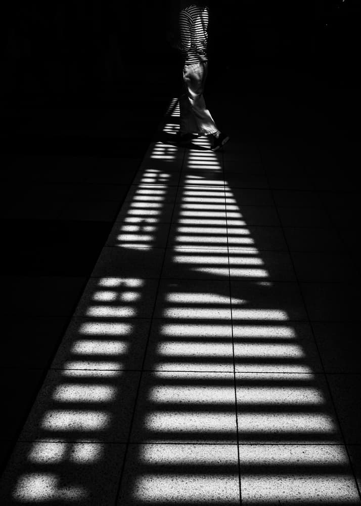 Walking Through Shadows by Tetsuya Hashimoto — canvas wall art