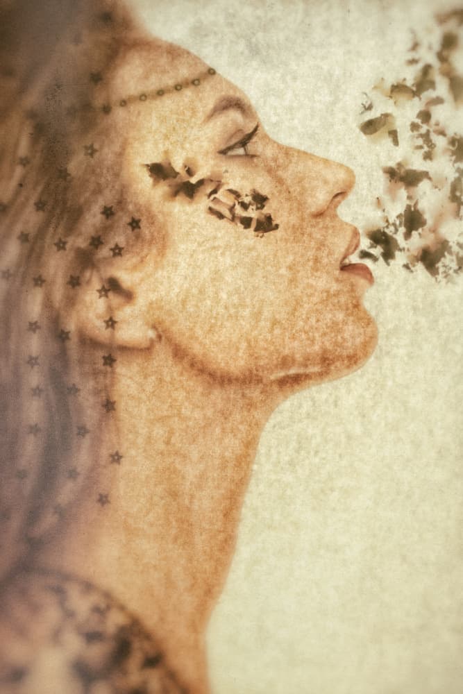 Ethereal Star Woman by Carmen Watkins — canvas wall art