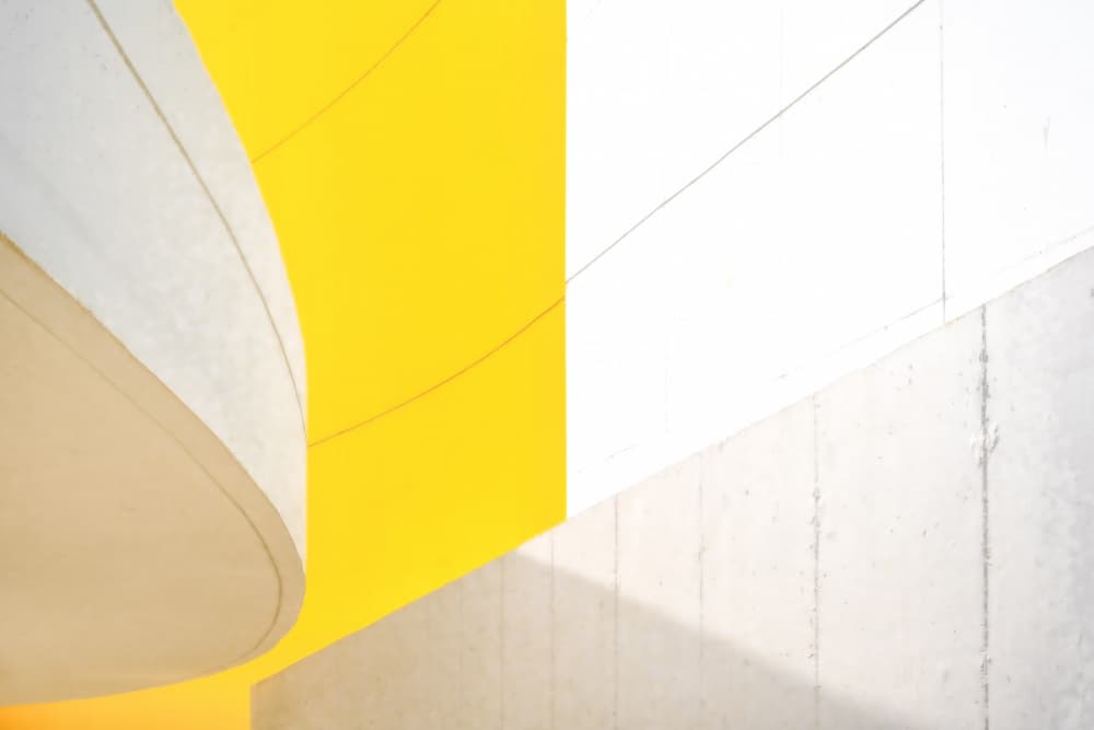 Bright Geometric Architecture by Linda Wride — canvas wall art