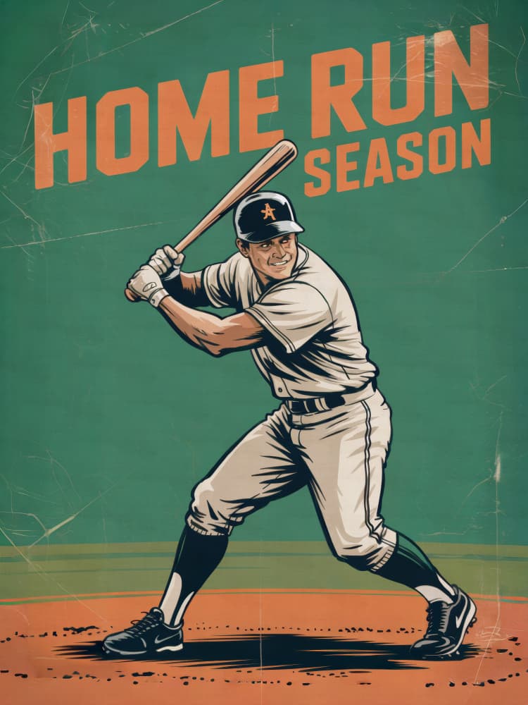 Home Run Season by Andreas Magnusson — canvas wall art