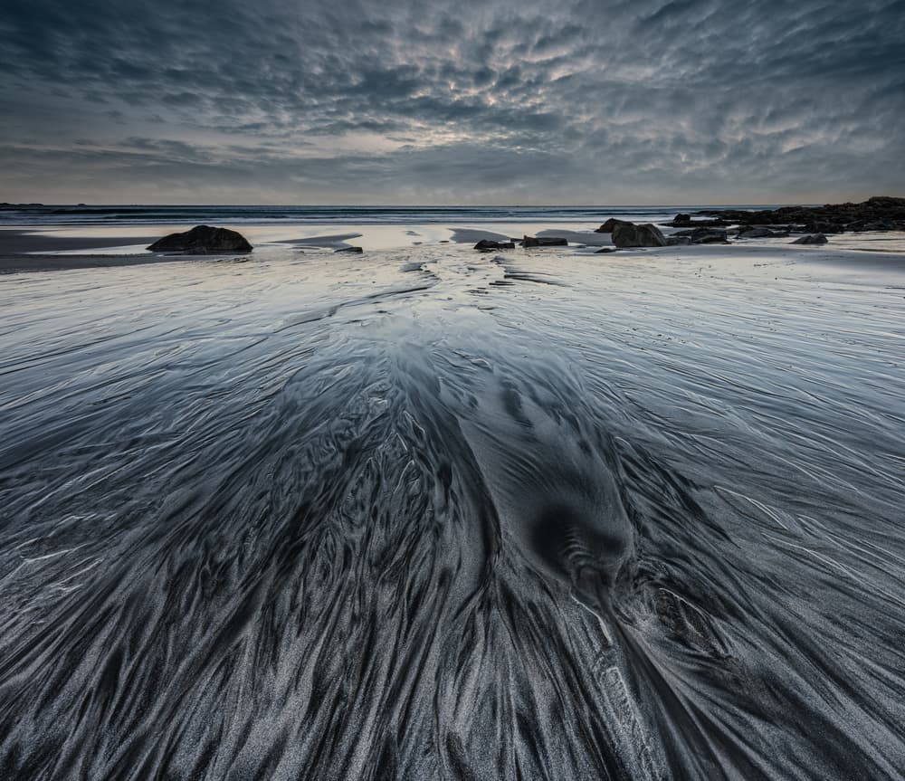 Dramatic Ocean Rhythms by Haim Rosenfeld — canvas wall art