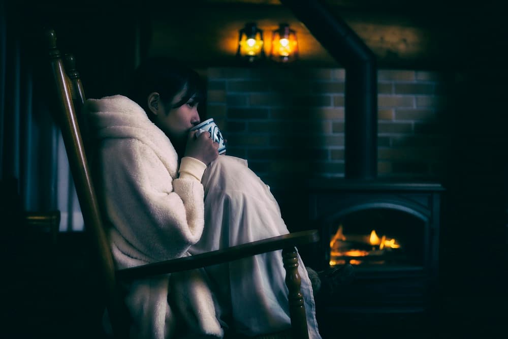 Cozy Winter Evening by 7 Flavor C/P — canvas wall art