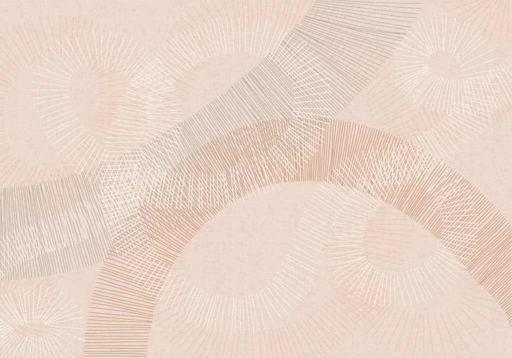 Gentle Abstract Curves by Annick — canvas wall art