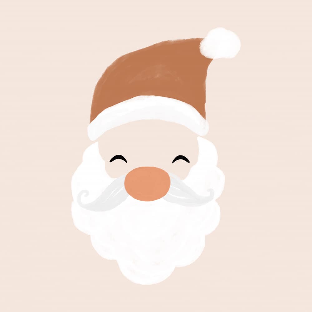Happy Santa Claus by Orara Studio — canvas wall art